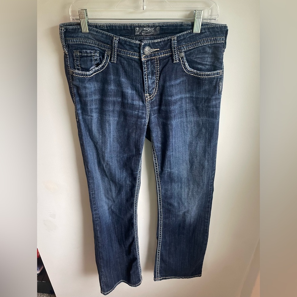 Silver Jeans Women’s Natsuki Dark Wash Bootcut  31X31 (J)